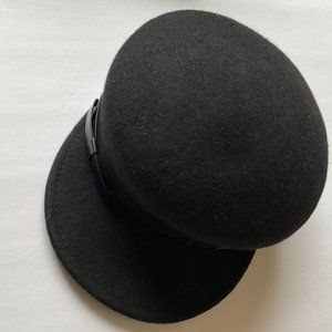 BCBG MAXAZRIA Women's Newsboy Black Hat NWT